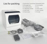 Hermitlux Countertop Dishwasher With 5-Liter Built-in Water Tank - Image 3
